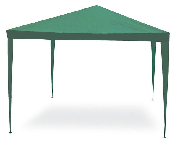 Gazebo Struttura in Acciaio Tessuto Verde 3x2 metri
