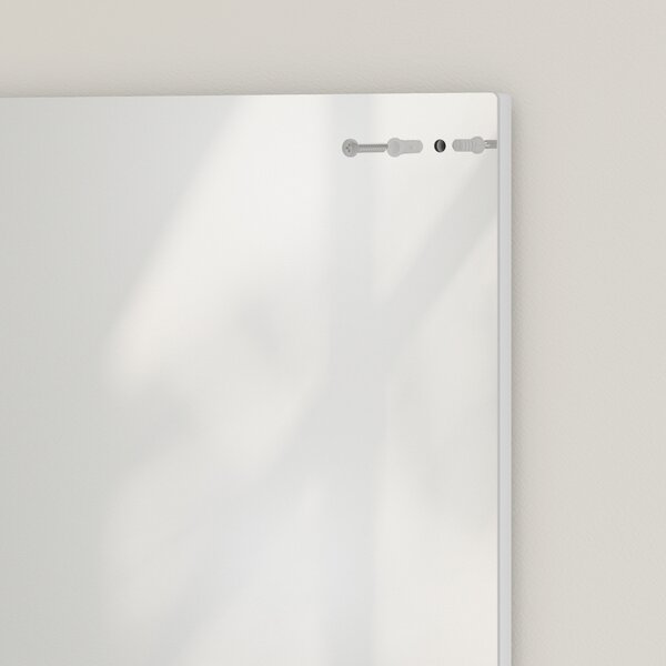 HOMCOM Specchio da bagno 50 x 60 cm Specchio da parete con ripiano, specchio per ingresso, corridoio, Bianco | Aosom Italy
