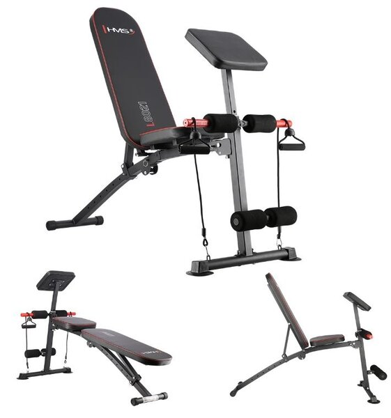 Panca Palestra Multifunzione con elastici Hms