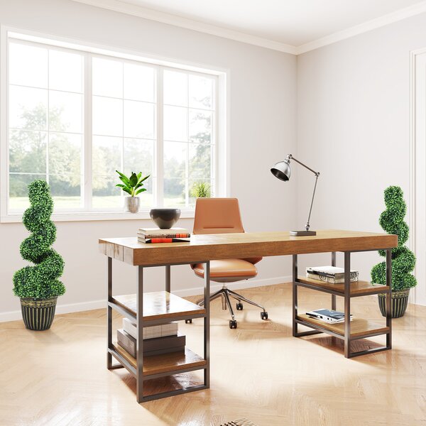 HOMCOM Bosso a spirale, set da 2 piante artificiali, con vaso, altezza 90 cm, verde | Aosom Italy