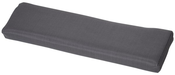 Lettino Prendisole a Dondolo 200x130x52 cm in Acciaio con Cuscino Grigio