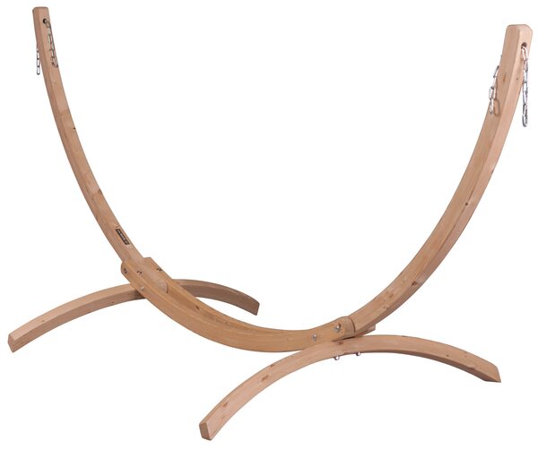 Supporto per Amaca da Giardino in Legno La Siesta Canoa Caramel