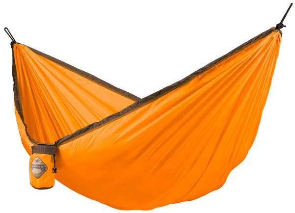Amaca da Viaggio in Poliamide 150x250cm 180Kg con Fissaggio La Siesta Arancione