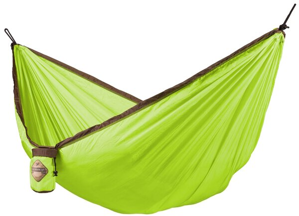 Amaca da Viaggio in Poliamide 150x250cm 180Kg con Fissaggio La Siesta Verde