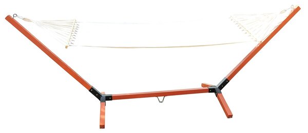 Amaca Autoportante in Legno Crema 320x110x120 cm