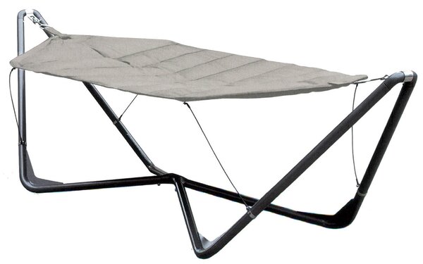 Amaca da Giardino 2,95x1,10x0,93m in Poliestere Vorghini Grigio