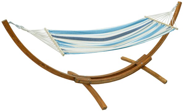 Amaca da Giardino 2x1m in Cotone Max 150 Kg Ortensia Multicolor