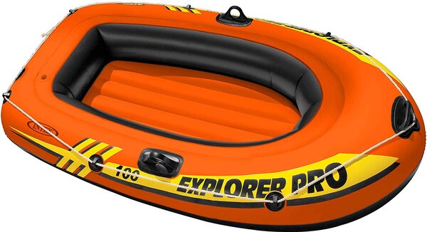 Canotto Gonfiabile 160x94x29 cm Intex Explorer Pro 100 Arancione