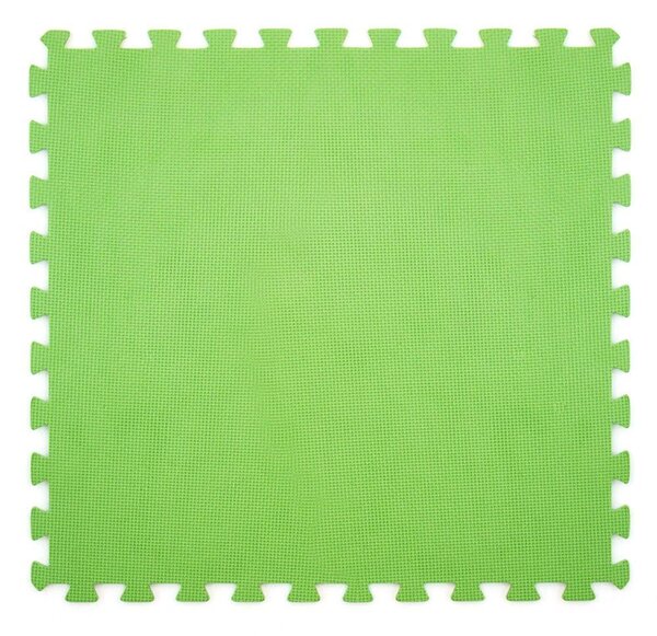 Tappeto Sottopiscina Morbido 6 Pezzi 60x60 cm Verde