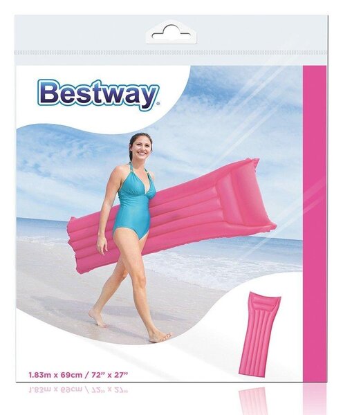 Materassino Gonfiabile da Mare Spiaggia 183x69 cm Fucsia 44007 Bestway