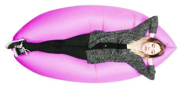 Soft Bag Rosa Sacco Materasso Gonfiabile ad Aria Rosa