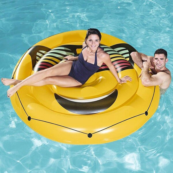 Isola Gallegiante Ø188 cm Materassino Gonfiabile Smile Bestway