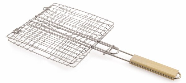 Graticola Quadrata in Acciaio per Barbecue Grill Soriani