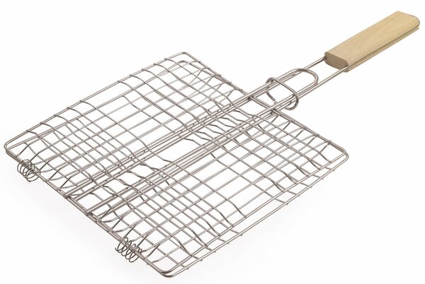 Graticola Quadrata in Acciaio per Barbecue Grill Soriani