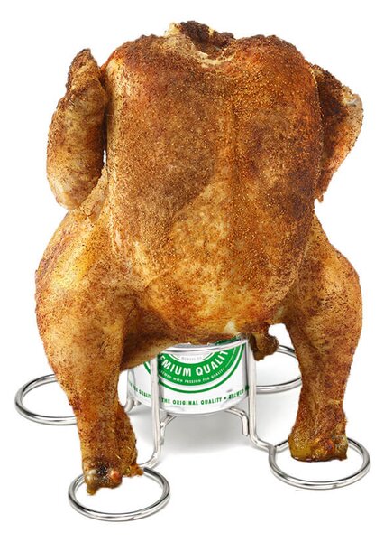 Supporto per Pollo per Barbecue in Acciaio Inox Vannini