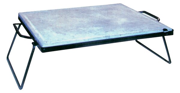 Pietra Ollare Bistecchiera Lavica 30x40 cm in Acciaio Bauer