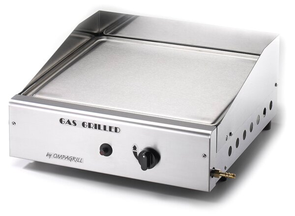 Piastra di Cottura in Acciaio a Gas GPL Ompagrill Plancha Single 4044