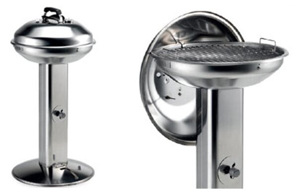 Barbecue a Carbone con Griglia Ø44cm in Acciaio Ompagrill Venus 485 Pro