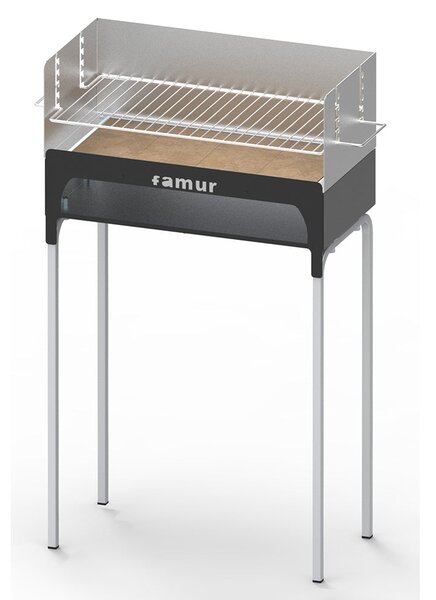 Barbecue a Carbone con Griglia Cromata Famur BK 2
