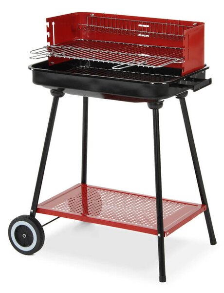 Barbecue a Carbone Carbonella con Paravento e Carrello Taddei Carbonella 60