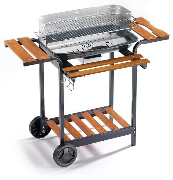 Barbecue a Carbone Carbonella in Acciaio Ompagrill 60-40/Alc