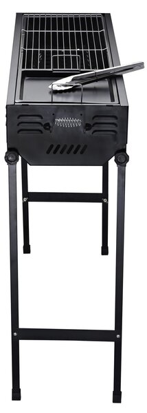 Barbecue a Carbone Carbonella in Metallo Portatile 103x31x84 cm Ridge