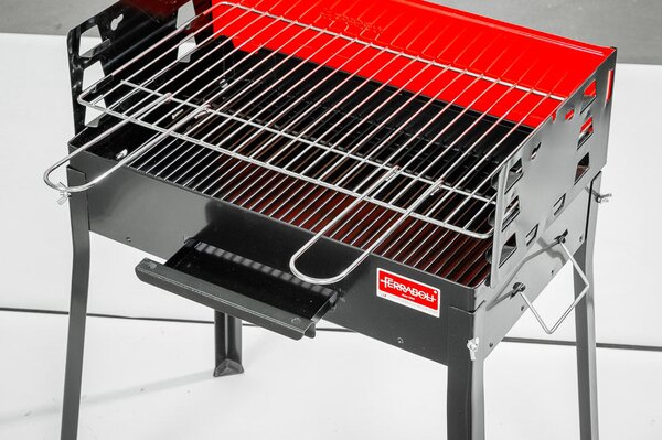 Barbecue a Carbone Carbonella con Griglia 49X28Cm Ferraboli Famiglia