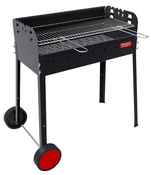 Barbecue a Carbone Carbonella con Ruote 88x48x94 cm Ferraboli Maggiore