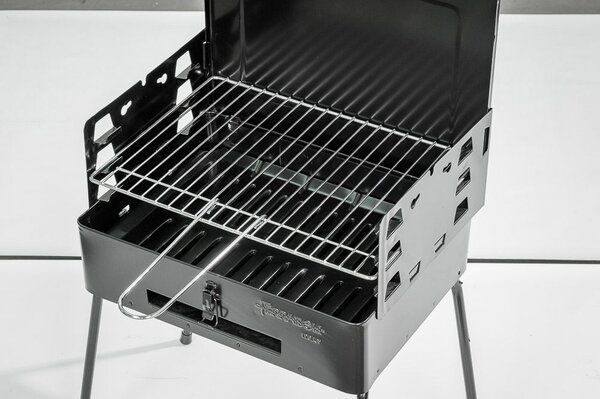 Barbecue a Carbone Carbonella Portatile a Valigetta 52x30x73 cm Ferraboli Pic Nic