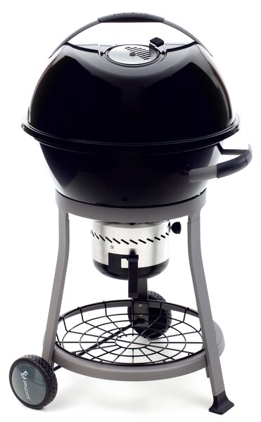 Barbecue a Carbone in Smalto Porcellanato Sochef Grande Pupo Nero