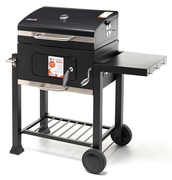 Barbecue a Carbone Carbonella 114x67x107cm in Acciaio Sochef Gringo