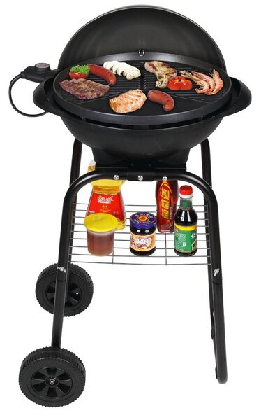 Barbecue Elettrico 2000W con Ruote Vannini Gioround