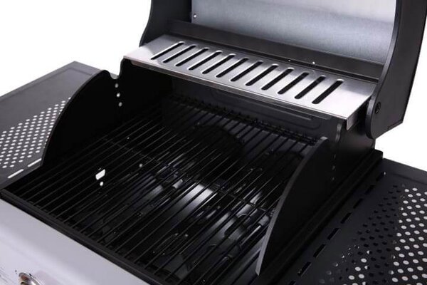 Barbecue a Gas GPL 4 Fuochi Qlima OKG104 Nero