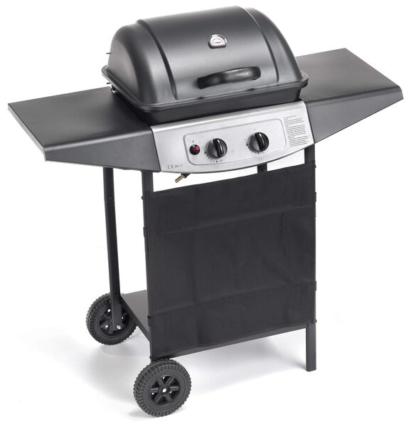 Barbecue a Gas GPL con Pietra Lavica 1 Fuoco Ompagrill 4936 Double