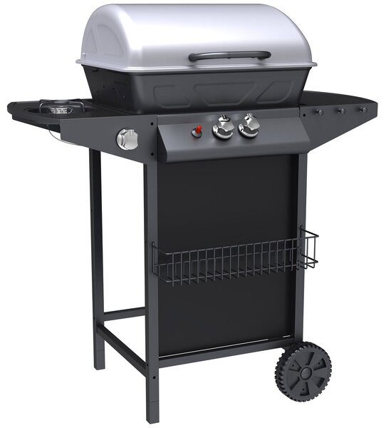 Barbecue a gas GPL 2 fuochi + fuoco laterale Pyramidea BBQ2PL1