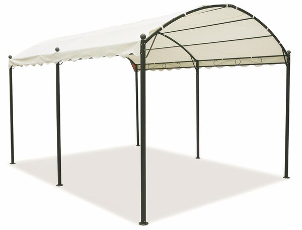 Gazebo da Giardino in Ferro 3x4 mt Soriani Tunnel Ecrù