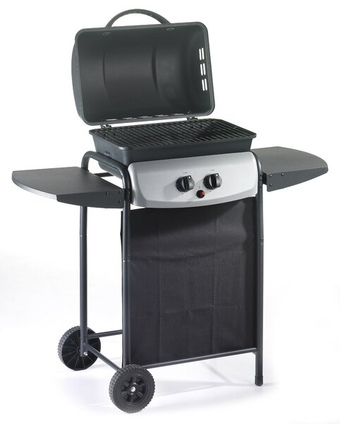 Barbecue a Gas Sistema Roccia Lavica Ompagrill Black-Line Gas Ecolava