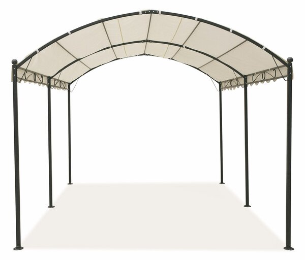 Gazebo da Giardino in Ferro 3x4 mt Soriani Tunnel Ecrù