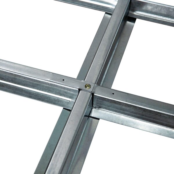 Legnaia da Giardino in Acciaio 182x89x136-148 cm Grigio Scuro