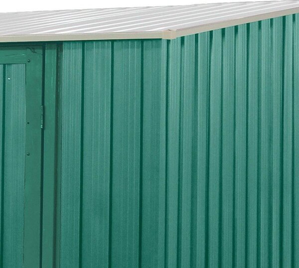 Casetta Box da Giardino in Lamiera 215x145x195 cm Joy-B Verde