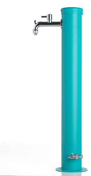Fontana da Giardino con Doppio Rubinetto Belfer 42/ARR Turchese