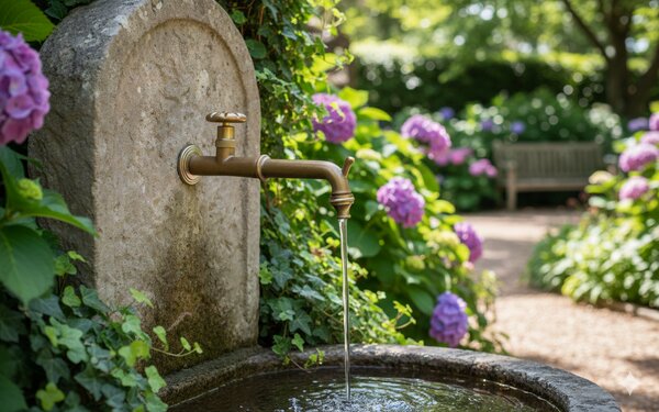 Rubinetto per Fontana da Giardino in Ottone Belfer RUB/007