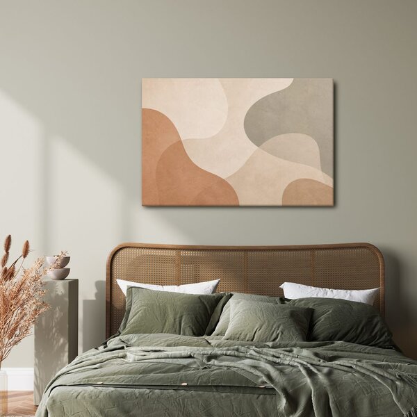 Quadro su tela – Delicate forme astratte beige