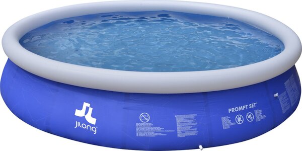 Piscina Fuori Terra Gonfiabile Autoportante Rotonda 420x84cm Jilong Blu