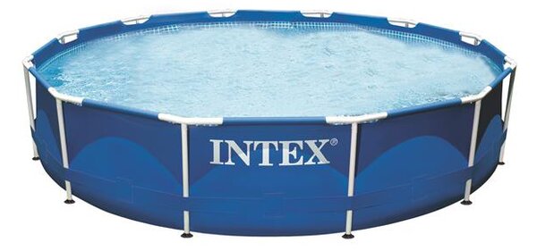 Piscina Fuori Terra Rotonda H76x366cm con Pompa a Filtro Intex Frame