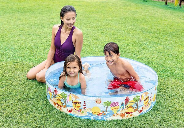 Piscina Rigida Fuori Terra Autoportante Ø122x25 cm 218 Lt Intex Papera