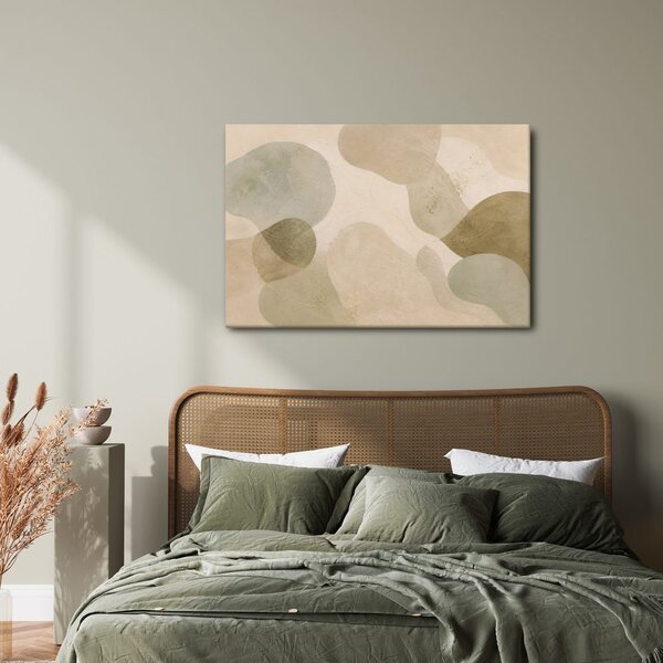 Quadro su tela – Forme organiche in armonia beige