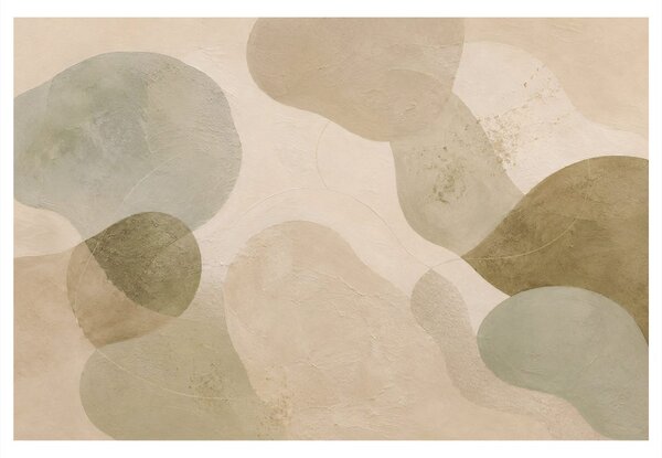 Quadro su tela – Forme organiche in armonia beige
