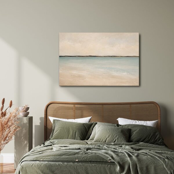Quadro su tela – Calma superficie marina beige