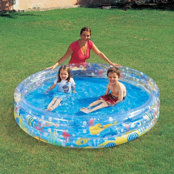 Piscina Gonfiabile 3 Anelli per Bambini Ø183x33 cm in Vinile Bestway 51005